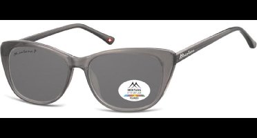 Montana Zonnebril Gepolariseerd Panto Kunststof Grijs (mp42d)
