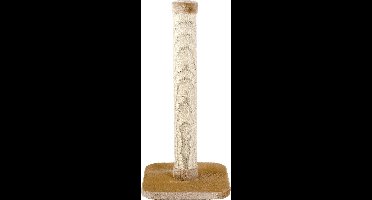 Krabpaal Big Cat Beige - Beige - 56 x 56 x 119 cm