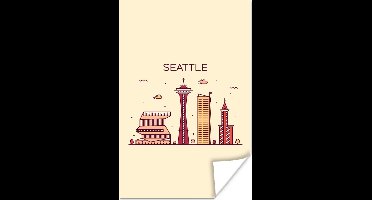 Poster Seattle - Skyline - USA - 20x30 cm