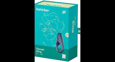 EIS, Satisfyer penisring "Vibro-Ring", oplaadbaar, gemaakt van siliconen, waterdicht