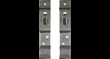Benson Kentekenplaatklem - Nummerplaatklem - RVS - 2 stuks