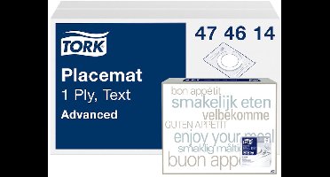 Tork 474614 placemat text advanced 42x30 cm 2500 stuks (474614)