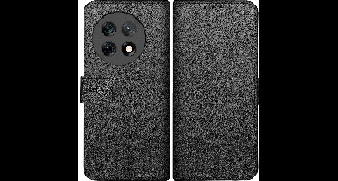 Just in Case hoesje geschikt voor OnePlus 13 Hoesje met Pasjeshouder - Bookcase Classic - Zwart