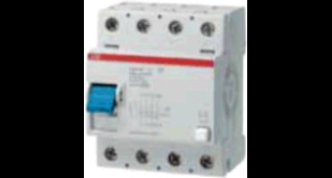 ABB F200 aardlekschakelaar 4-polig 100A 300mA type A (F204 A-100/0.3)