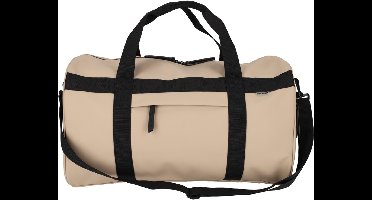 NORLÄNDER Dull PU Sporttas Eco Lining Taupe - Waterafstotende Vegan Leren Reistas met Duurzame Binnenvoering