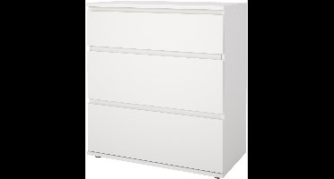 Ladekast Nova 3 lades Wit - Giga Living