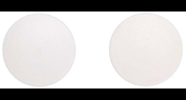 MAUL Magneet MAULsolid rond 2 stuks 2,5 kg kunststof Ferriet bruchsicher Ø 3.8 x 1.55 cm wit