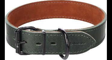 Hond Halsband Montana Groen XXL 53-63cm 40mm
