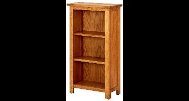 Houten Boekenkast – Boekrek – Opbergkast – Plankenkast – Wandkast – Compact 45x22,5x82 cm – Massief Hardhout – Vrijstaand – Modern Minimalistisch Design