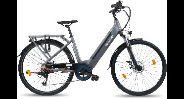 Sharp Urban elektrische stadsfiets 12.8Ah 28 inch grijs