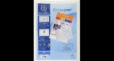 Exacompta 30x Kreacover®Personaliseerbare Presentatiemap - soepele PP - A4 - Wit - 43008E
