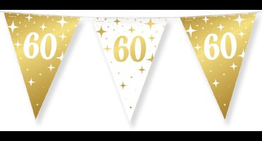 Vlaggenlijn Fancy - 60 jaar - Wit-Goud