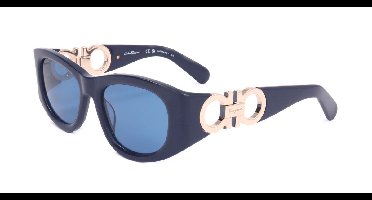 Ferragamo SF1082S Blue 53/19/120 WOMAN Zonnebrillen