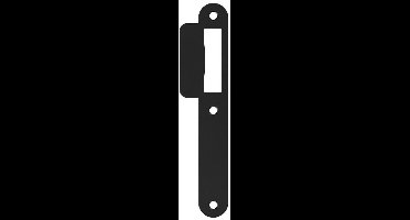 Artitec Sluitplaat 24 mm - Loopslot Korte Lip 39mm - Zwart