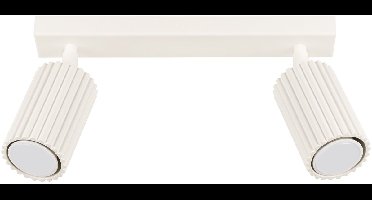 Sollux Lighting Plafondlamp Karbon - 16.5x30x6.5cm - GU10 - beige - aluminium