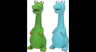 FLAMINGO - HS DINDA LATEX DINO 8,1x9,5x20CM ASSORTIMENT