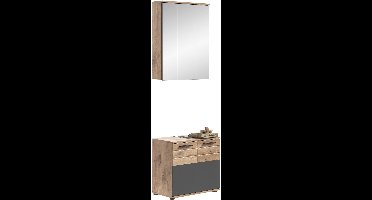 xonox.home Badkamermeubel Mason Nox Oak imitatie 60x190x34 cm