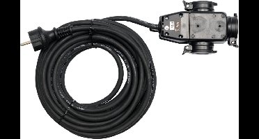 Yato - Przedłużacz - Rubberen Behuizing - 10m - 3 Gaten