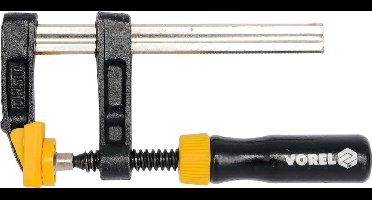 Vorel - Timberklem - 120x500mm - Speciaal Gietijzer - Houten Handvat