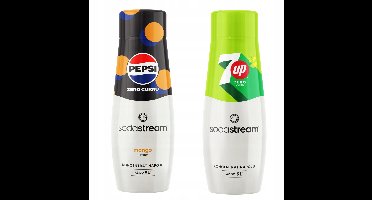SodaStream Serie - Pepsi Max Mango Zero + 7UP Free - Suikervrije Dranken