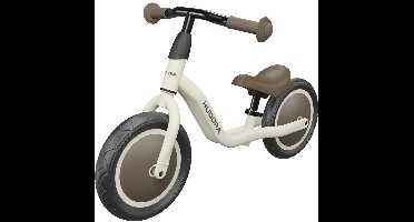 Hudora loopfiets Cruisy 10 inch mocha - Kinderfiets verstelbaar.