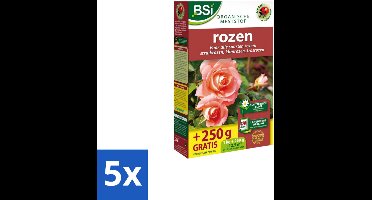 BSI – Rozen Meststof – Rijke Bloei & Sterke Groei – 1,25 kg (12,5 m²) - Bulkverpakking - 5 stuks