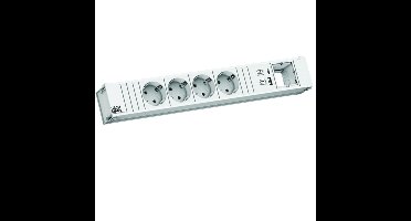 BACHMANN CONI 4xCEE7/3 1xUSB A/C 22W 1xCM 0,2m GST18 RAL9010