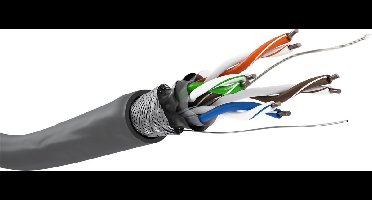 Goobay CAT 5e network cable, SF/UTP, grey 100 m