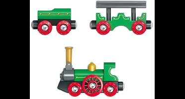 Houten stoomtrein met inklapschoorsteen - Hape - vanaf 24 maanden