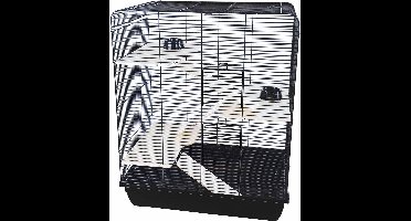 Rattenkooi / knaagdierenkooi Remy zwart