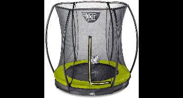 EXIT Silhouette Trampoline ø366cm - met Veiligheidsnet - Inground - Rond - Voor Kinderen - Groen