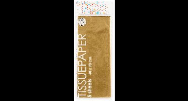 Tissuepapier 10 Vellen Goud, 50x70cm