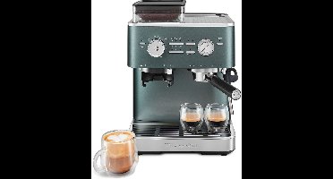 KitchenAid Halfautomatische Espressomachine - Ingebouwde koffiemolen, kantelbaar stoompijpje, 15 bar pomp en drukmeter - Juniper
