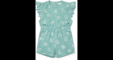 Little Dutch Playsuit - Maat 86/92 - Jumpsuit Kort Meisjes - Surf Blue, Blauw - Ocean Treasures