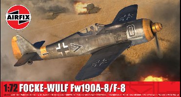 Airfix Modelbouwpakket Vliegtuigen - 02066A Focke-Wulf Fw190A-8/F-8 - Propeller Vliegtuig Plastic - 1:72 - Modelbouw
