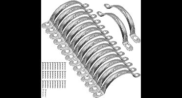 Boraboi ® Stijlvolle Set van 16 RVS Kast- en Ladegrepen voor Diverse Interieurs