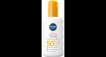 NIVEA Sun Sensitive Anti-Allergie Zonnebrand Zonnebrand Spray SPF 50 - 3 x 200 ml - Voordeelverpakking