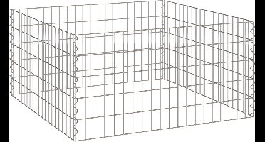 vidaXL - Composter - Grijs - Staal