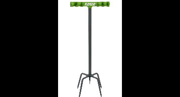 Kinzo Woelvork 96cm - Tuinklauw en Cultivator - Aarde Losmaken, Onkruid Wieden, Grond Beluchten, Kultiveren - Zilver