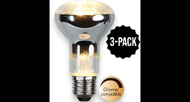 3-Pack | Reflector lamp - E27 - R63 - 4W - Extra Warm Wit - 2700K - Dimbaar - Reflector lamp