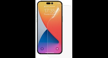 Hydrogel Beschermfolie geschikt voor iPhone 14 Pro Screenprotector - Plastic folie - Onbreekbare Screen Protector