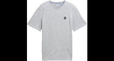 Tom Tailor - T-shirt - Heren - XXL - Licht blauw - Katoen - 1046732