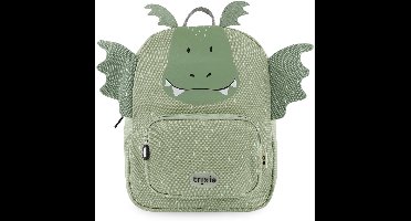 Trixie Rugzak - Mr. Dragon - Schooltas Waterafstotend - Boekentas voor Kind - Voor Jongens en Meisjes - Geschikt als Gymtas - Groen