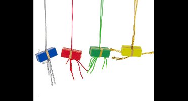 Gelukshanger Kadootje groot > 25x10mm | 10 Stuks