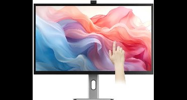 Alogic Clarity 32 UHD 4K Monitor with 65W PD, Webcam and Touch Screen - Grijs
