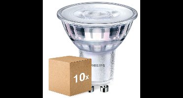 Philips LEDSpot GU10 4W 2700K 350lm 230V - Zeer Warm Wit - Dimbaar - Per doos á 10 stuks