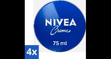 Nivea - Crème - Tin - Beschermt & Verzorgt - 75 ml - Voordeelverpakking - 4 stuks