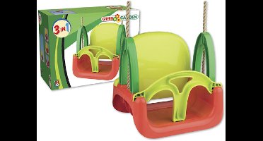 3 in 1 Schommel met Touw - 120 cm