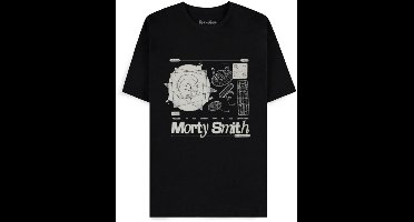Rick And Morty Morty Smith Heren T-shirt - zwart - XXL