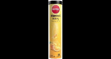 Roter Vitamine C Bruis 1000 mg - 2 x 20 bruistabletten - Voordeelverpakking